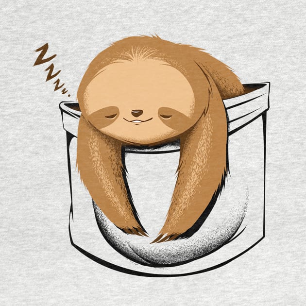 Sloth in a Pocket by Tobe_Fonseca